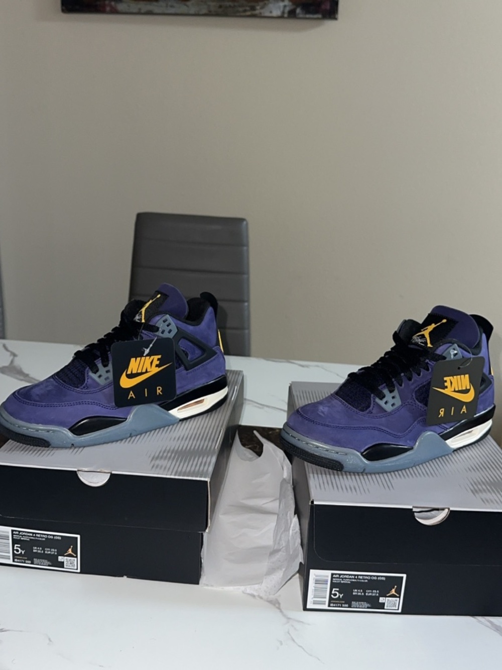 Laker retro 4’s